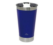 Copo Térmico com Tampa para Cerveja em Inox Blue | WestwingNow