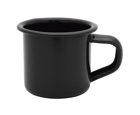 Caneca Esmaltada Black | Westwing