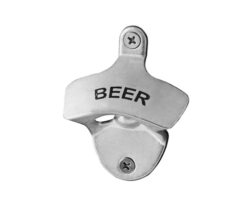 Abridor para Garrafa para Parede Beer, white | WestwingNow