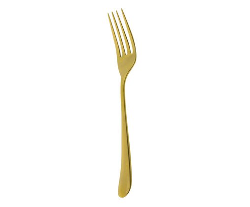 Garfo de Sobremesa em Inox Valentina Dourado, grey | WestwingNow