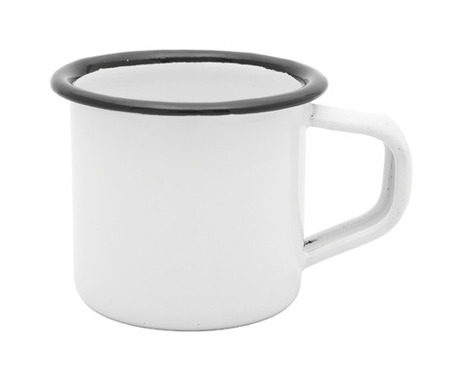 Caneca Esmaltada White, grey | WestwingNow