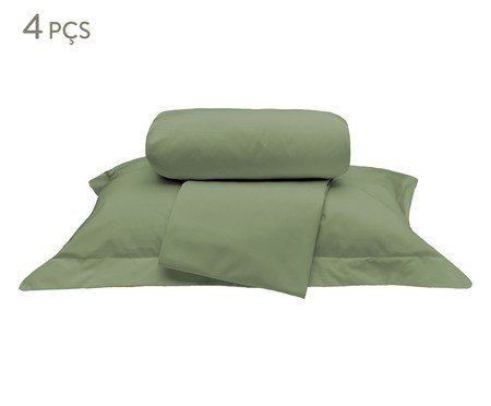 Jogo de Lençol Premium Tous Les Jours Verde Menta 200 Fios