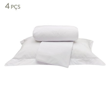 Jogo de Lençol Premium Tous Les Jours Branco 200 Fios | Westwing