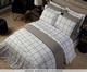 Capa Duvet para Edredom Dupla Face Tous Les Jours Grid, Branco | WestwingNow