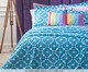Capa Duvet para Edredom Dupla Face Tous Les Jours Tifany 200 fios, Turquesa | WestwingNow
