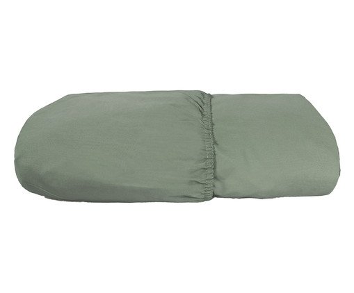 Lençol Inferior Percal Verde 200 Fios, green | WestwingNow