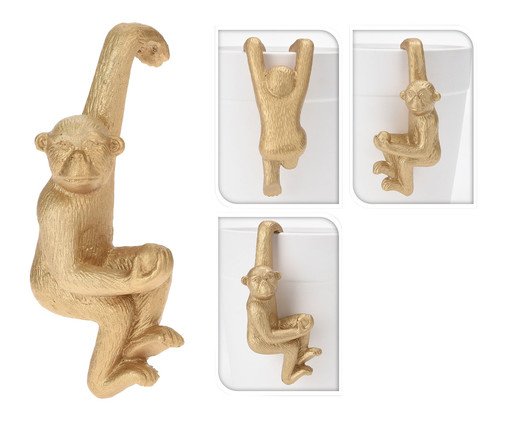 Jogo de Adornos Macaco, multicolor | WestwingNow