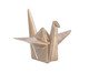 Adorno Origami Pássaro Dourado, beige | WestwingNow
