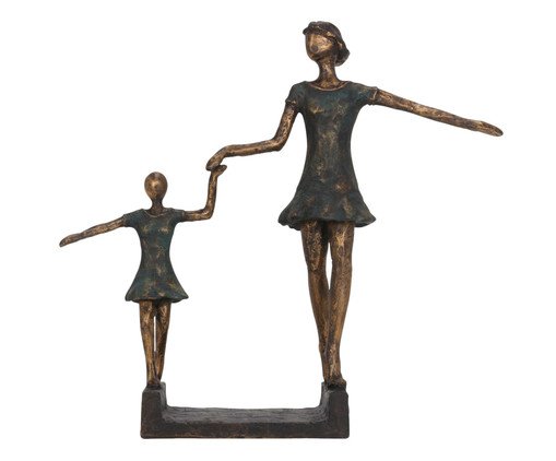 Adorno Mãe e Filha, gold | WestwingNow