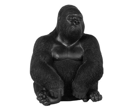 Adorno Gorila Sentado, black | WestwingNow