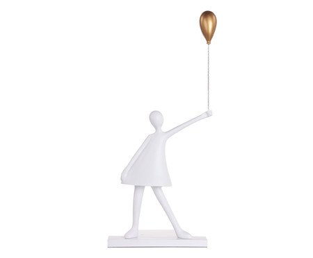 Adorno Menino com Balão Dourado | Westwing