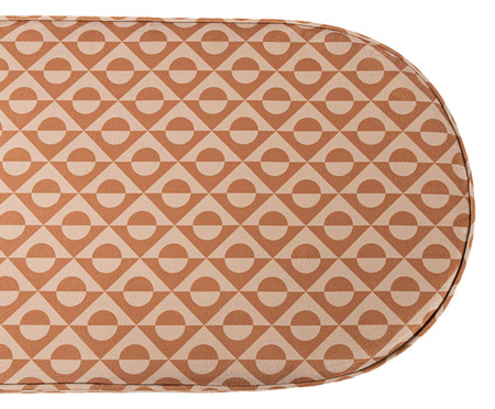 Puff Oval Bold Duo Mostarda | Westwing