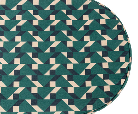 Puff Oval Bold Lubov Verde | WestwingNow