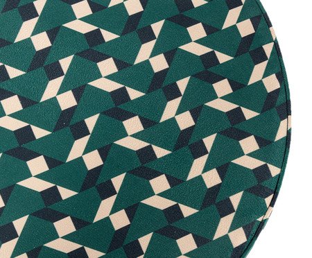 Puff Redondo Bold Lubov Verde | Westwing