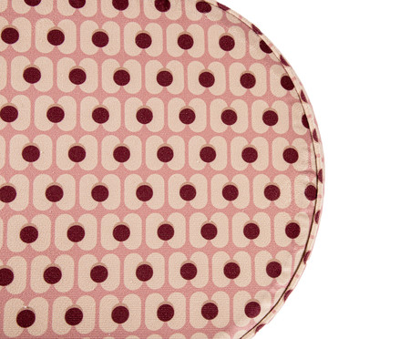 Puff Oval Bold Baloah Rosa | Westwing