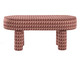 Puff Oval Bold Cross Terracota, terracota | WestwingNow