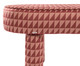 Puff Oval Bold Cross Terracota, terracota | WestwingNow