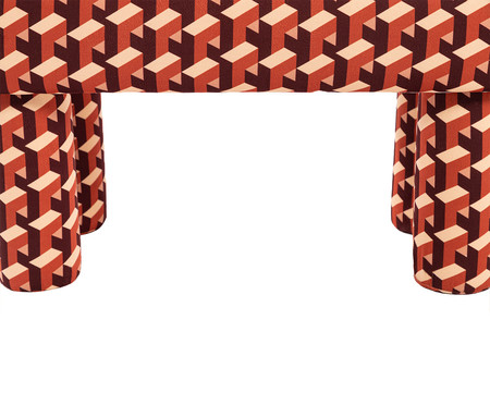 Puff Oval Bold Urbe Terracota | Westwing