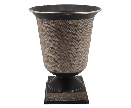 Vaso Brassanini Preto e Cobre