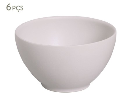 Jogo de Bowls em Cerâmica Coup Stoneware Haya - Bege