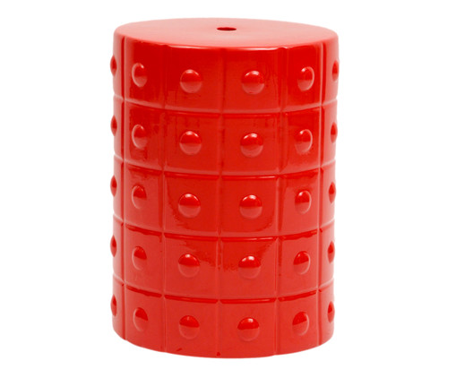 Garden Seat Points Vermelho, Vermelho | WestwingNow