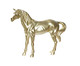 Adorno Cavalo Dourado, Amarelo | WestwingNow