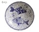 Jogo de Pratos Fundos em Cerâmica Coup Fish - Azul, Branco,Azul | WestwingNow