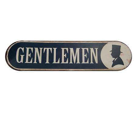 Placa para Parede Gentlemen