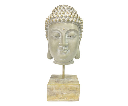 Adorno Face Buddha Bege