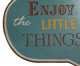Placa para Parede Little Things, Colorido | WestwingNow