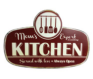 Placa para Parede Mom'S Kitchen | WestwingNow