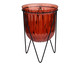 Cachepot com Suporte Chang Vermelho, Vermelho | WestwingNow