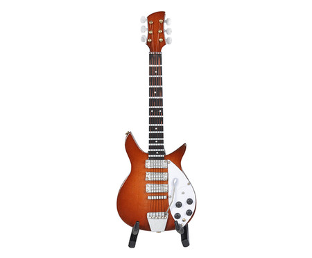 Adorno Guitarra Brown