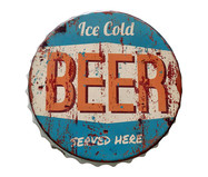 Placa Decorativa Beer Ice Cold | WestwingNow