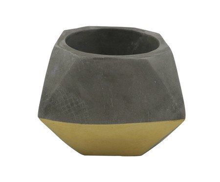 Cachepot Ozanan Ergani Dourado | Westwing