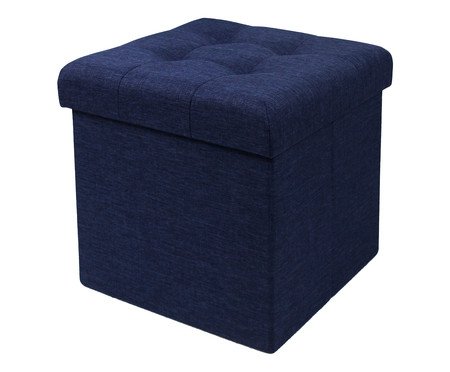 Pufe Ivy Azul Marinho | Westwing