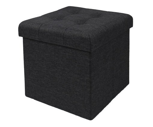 Pufe Ivy Grafite, Cinza | WestwingNow