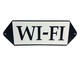 Placa para Parede Wifi, Preto | WestwingNow