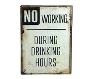 Placa para Parede No Working | WestwingNow