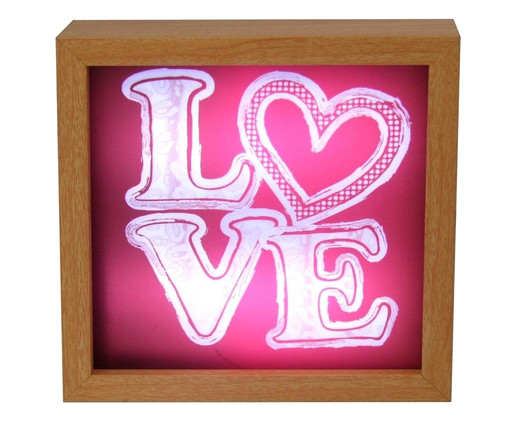 Luminária Decorativa em Led Love Vermelha 110V, Vermelho | WestwingNow