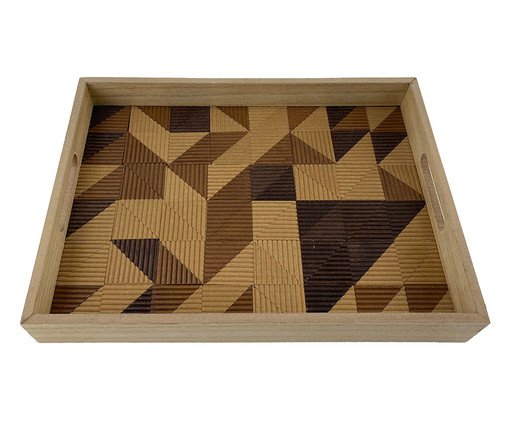 Bandeja Tomasoni Marrom, Marrom | WestwingNow