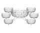 Jogo de Bowls Versailles, transparent | WestwingNow