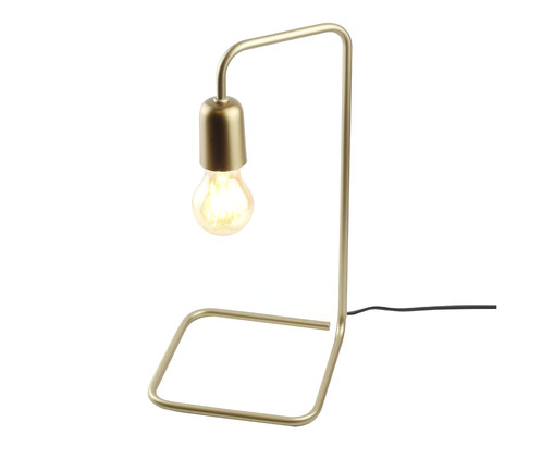 Luminaria de Mesa Frame Dourado, DOURADO | WestwingNow