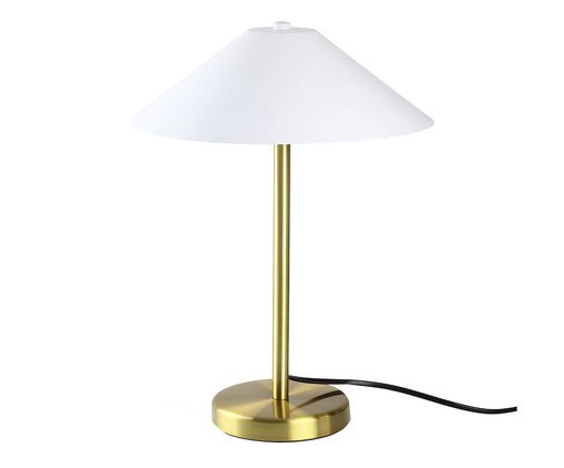 Luminária de Mesa Maia Dourado Lixado Bivolt, DOURADO | WestwingNow
