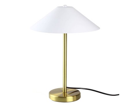 Luminária de Mesa Maia Dourado Lixado Bivolt | Westwing