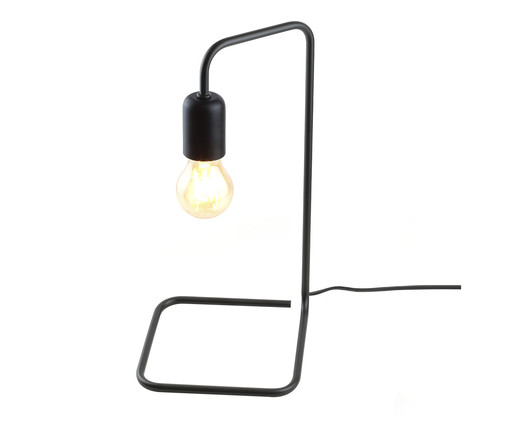 Luminaria de Mesa Frame Preto, PRETO | WestwingNow