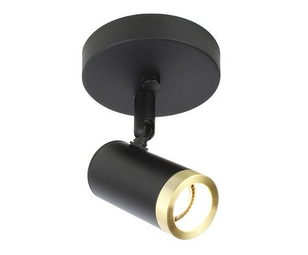 Spot Foco Preto Bivolt | Westwing