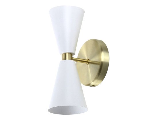 Arandela Parma Dourado Bivolt, BRANCO | WestwingNow