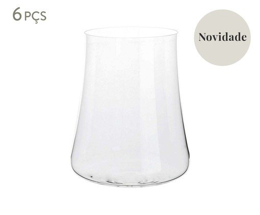 Jogo de Copos Altos Xtra em Cristal, Multicolor | WestwingNow