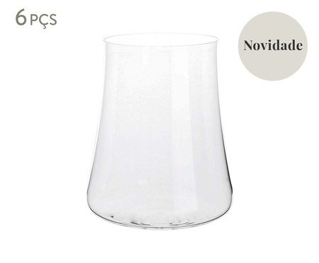 Jogo de Copos Altos Xtra em Cristal